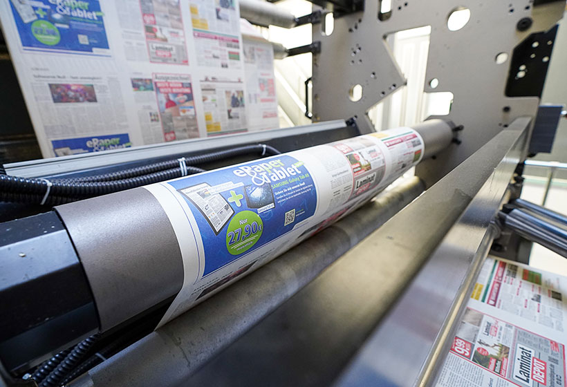 News: Neue Druckmaschine im Druckzentrum Hamm