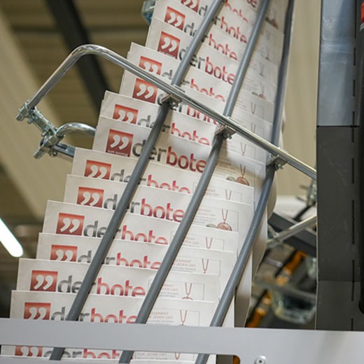 Der Bote Anzeigenblatt in der Produktion