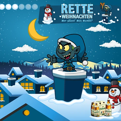 Online Game Willi Wichtel Veltins Aktion