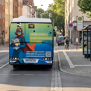 Buswerbung in Hamm mit Stadtwerke Hamm