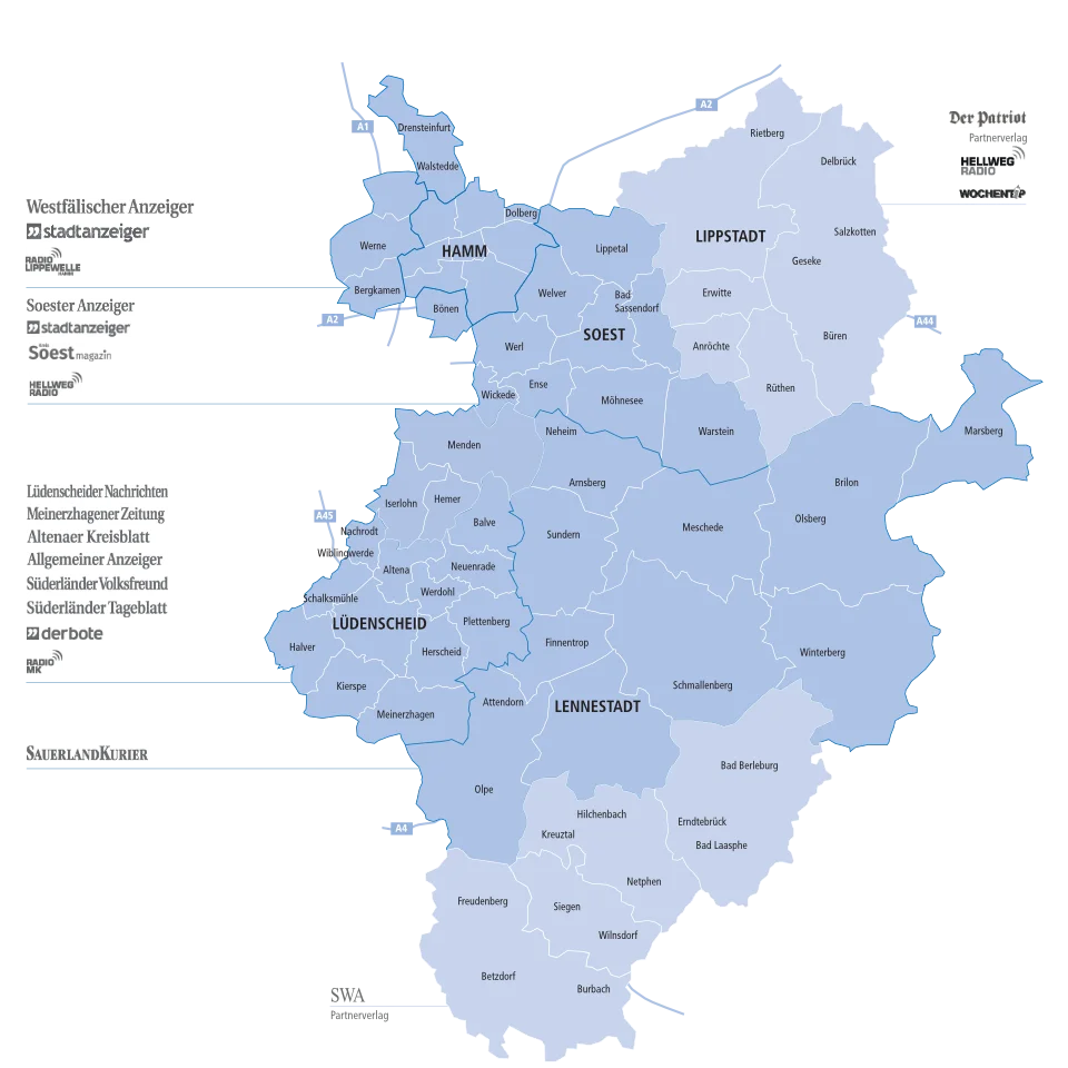 arte Verbreitungsgebiet WA Mediengruppe
